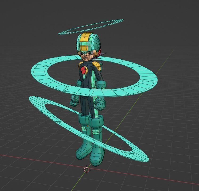 Megaman EXE Hub Style - Megaman EXE 3D model_1