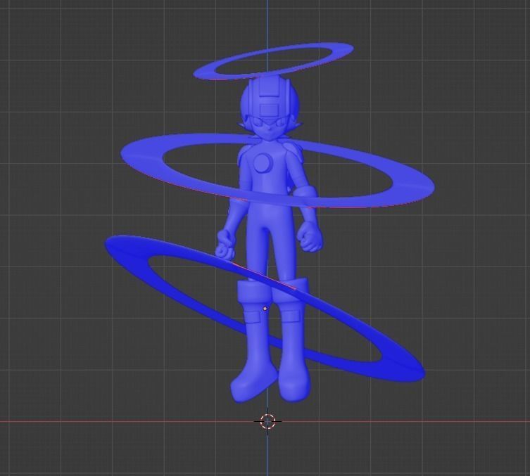 Megaman EXE Hub Style - Megaman EXE 3D model_10