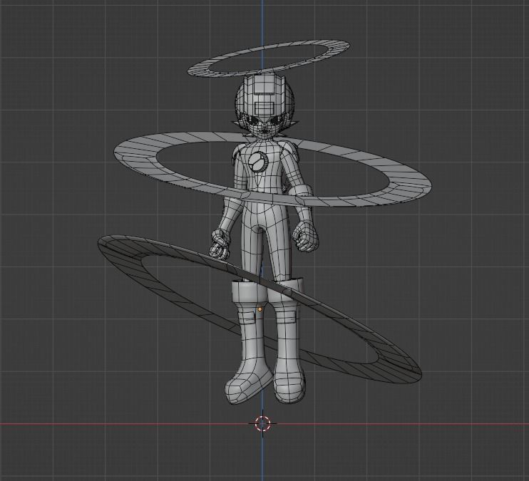 Megaman EXE Hub Style - Megaman EXE 3D model_6