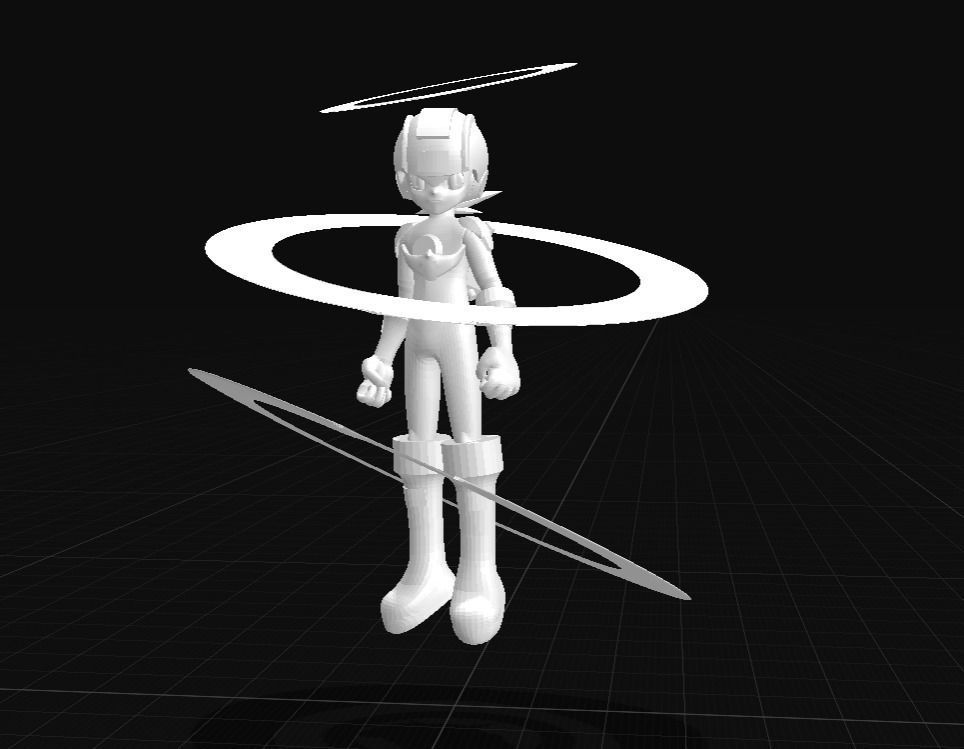 Megaman EXE Hub Style - Megaman EXE 3D model_12