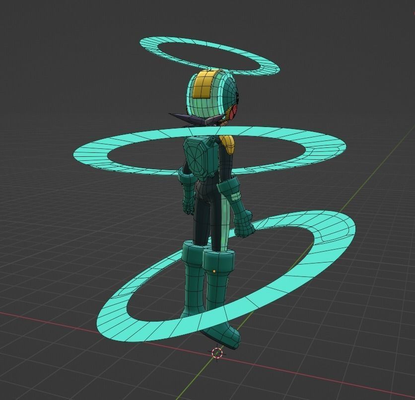 Megaman EXE Hub Style - Megaman EXE 3D model_3