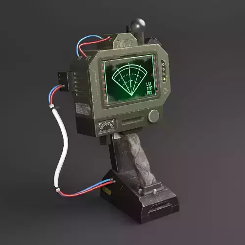 Heat Tracker from Alien Low-poly 3D model