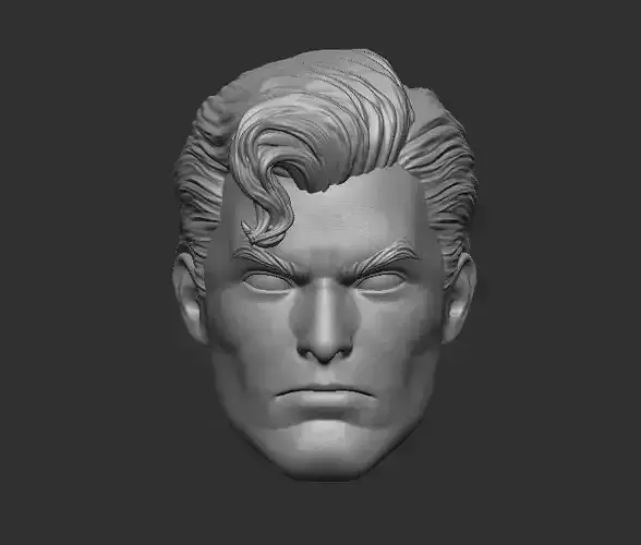 Superman New 52 - Headsculpt for Action Figures 3D print model