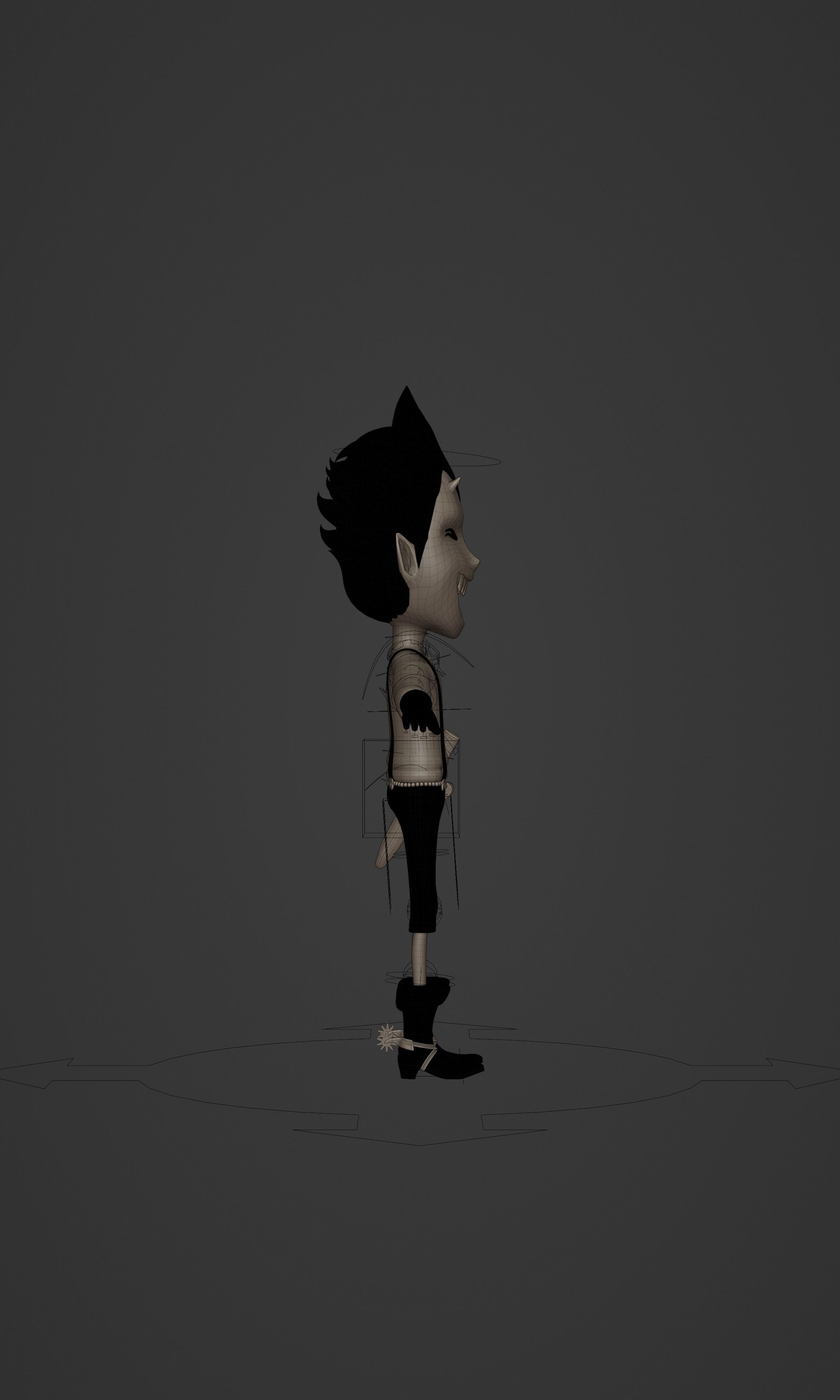 GECKO MORIA KID VERSION ONE PIECE Low-poly 3D model_42