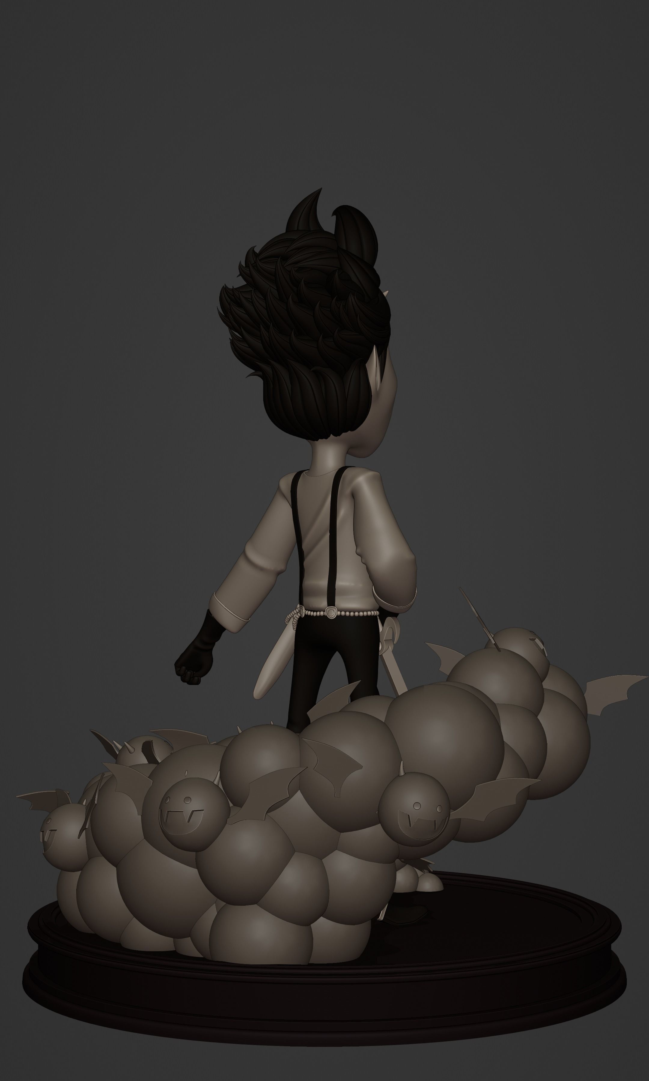 GECKO MORIA KID VERSION ONE PIECE Low-poly 3D model_5