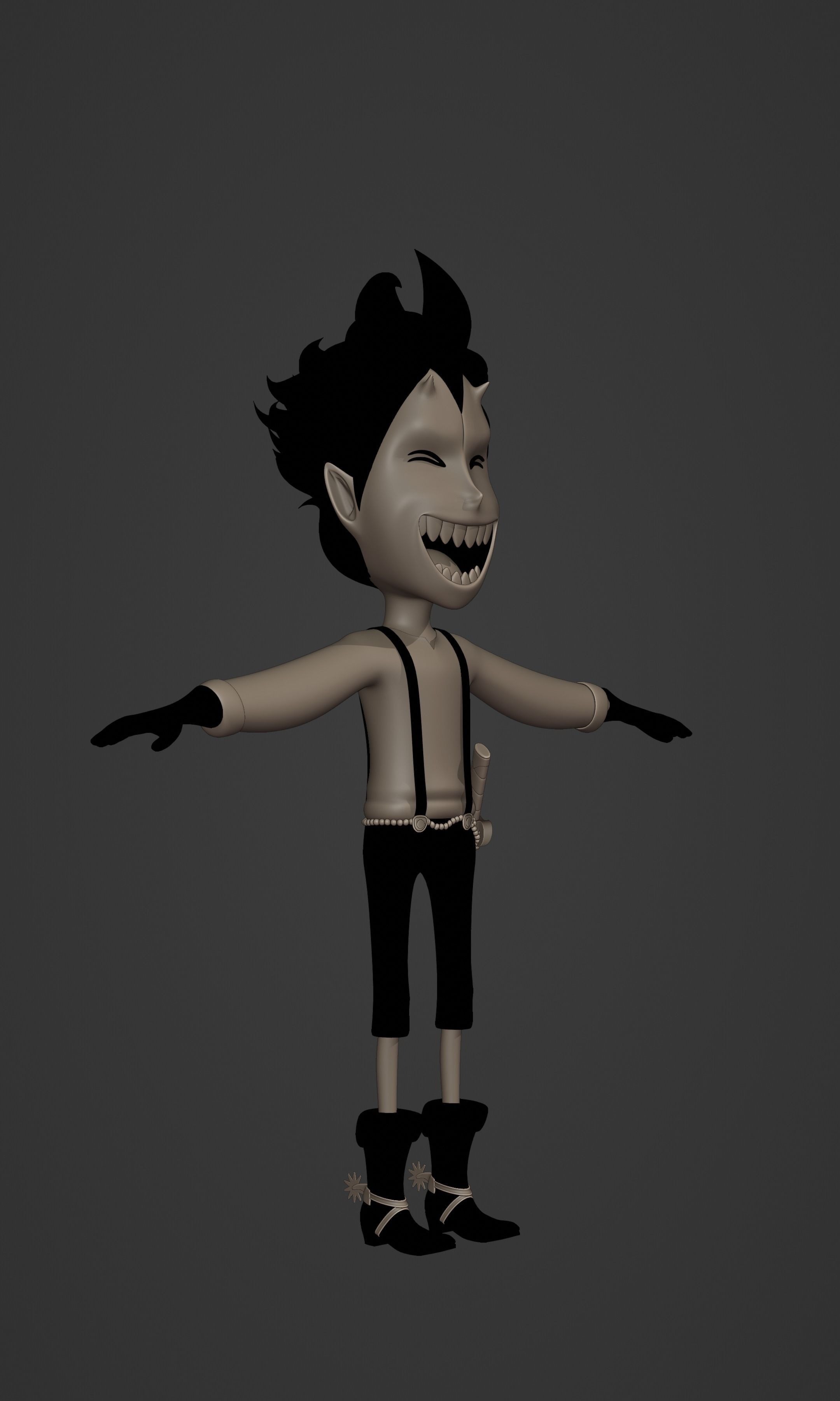 GECKO MORIA KID VERSION ONE PIECE Low-poly 3D model_27