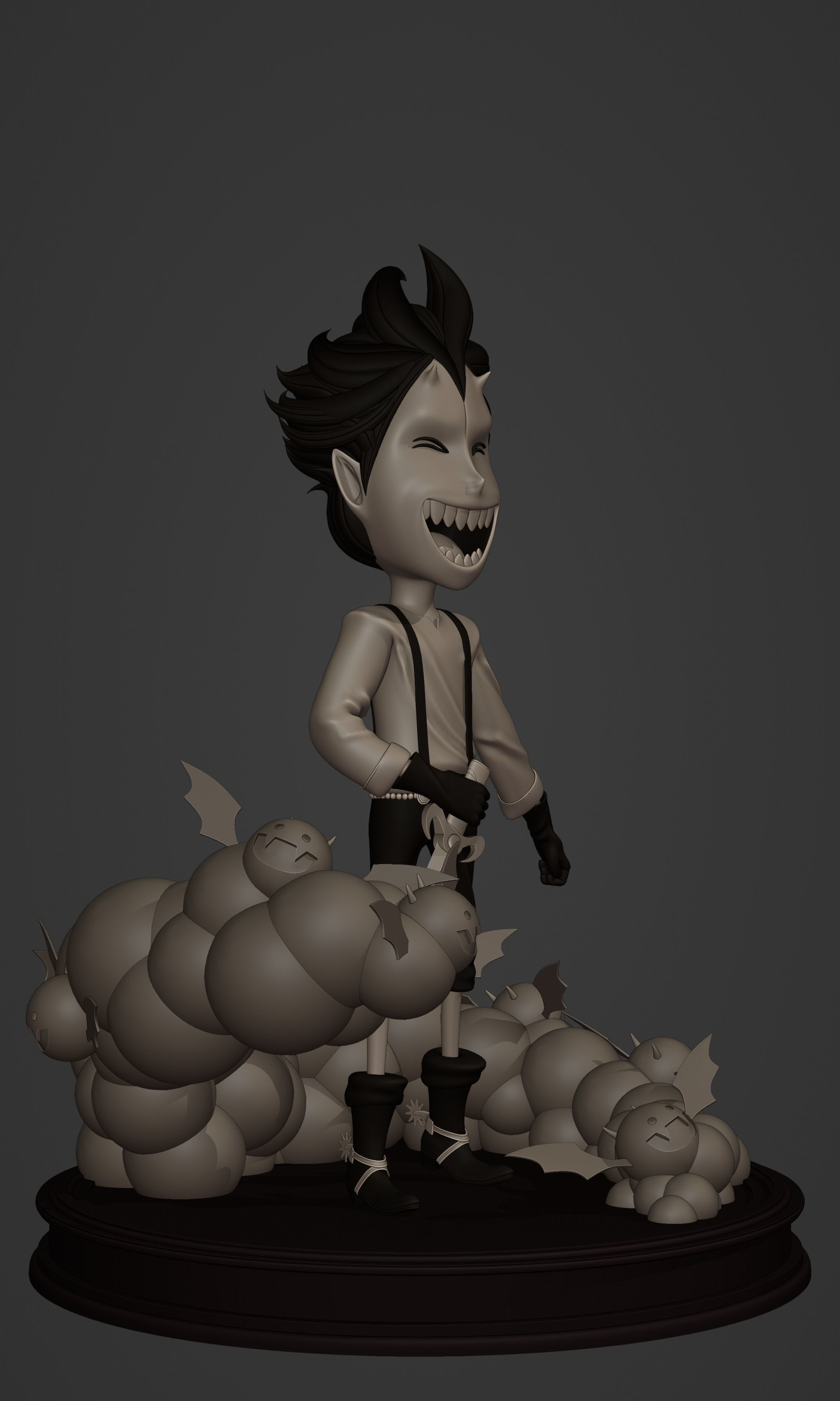 GECKO MORIA KID VERSION ONE PIECE Low-poly 3D model_7