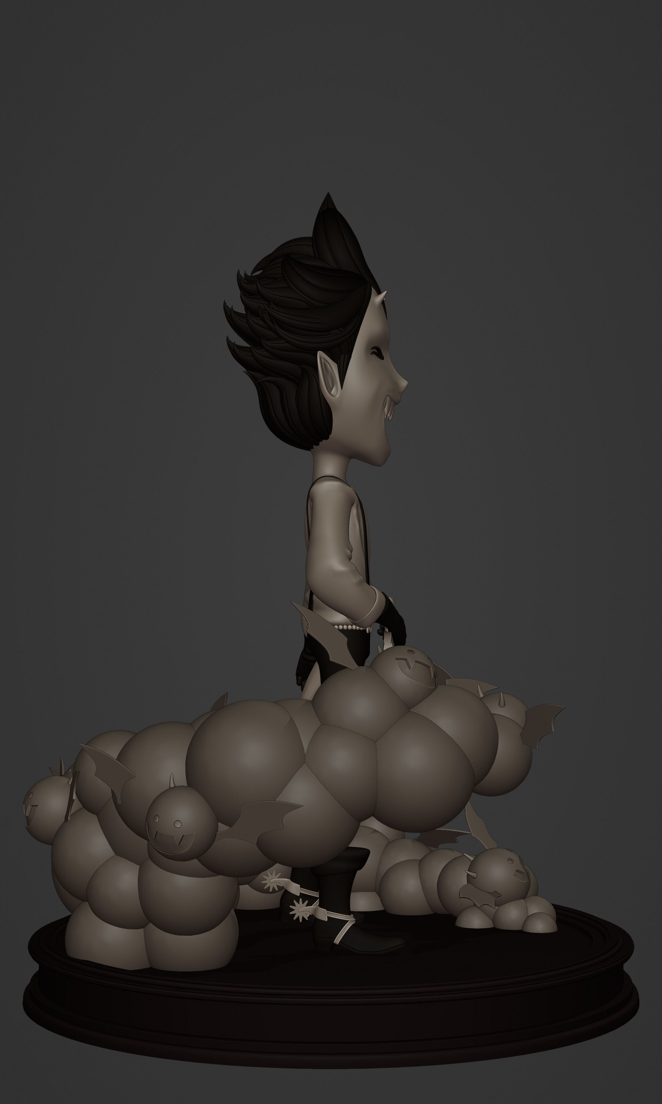 GECKO MORIA KID VERSION ONE PIECE Low-poly 3D model_6