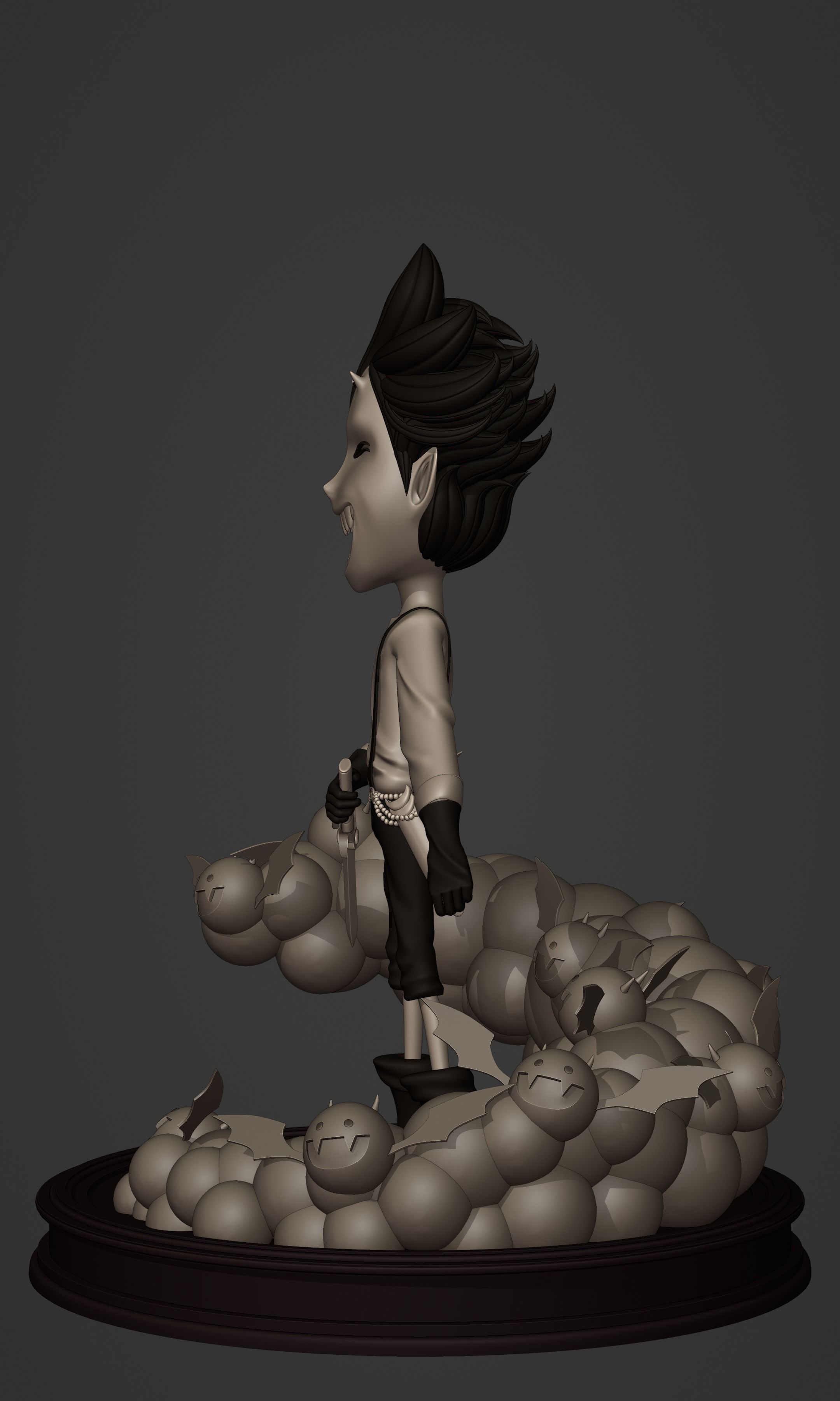 GECKO MORIA KID VERSION ONE PIECE Low-poly 3D model_2