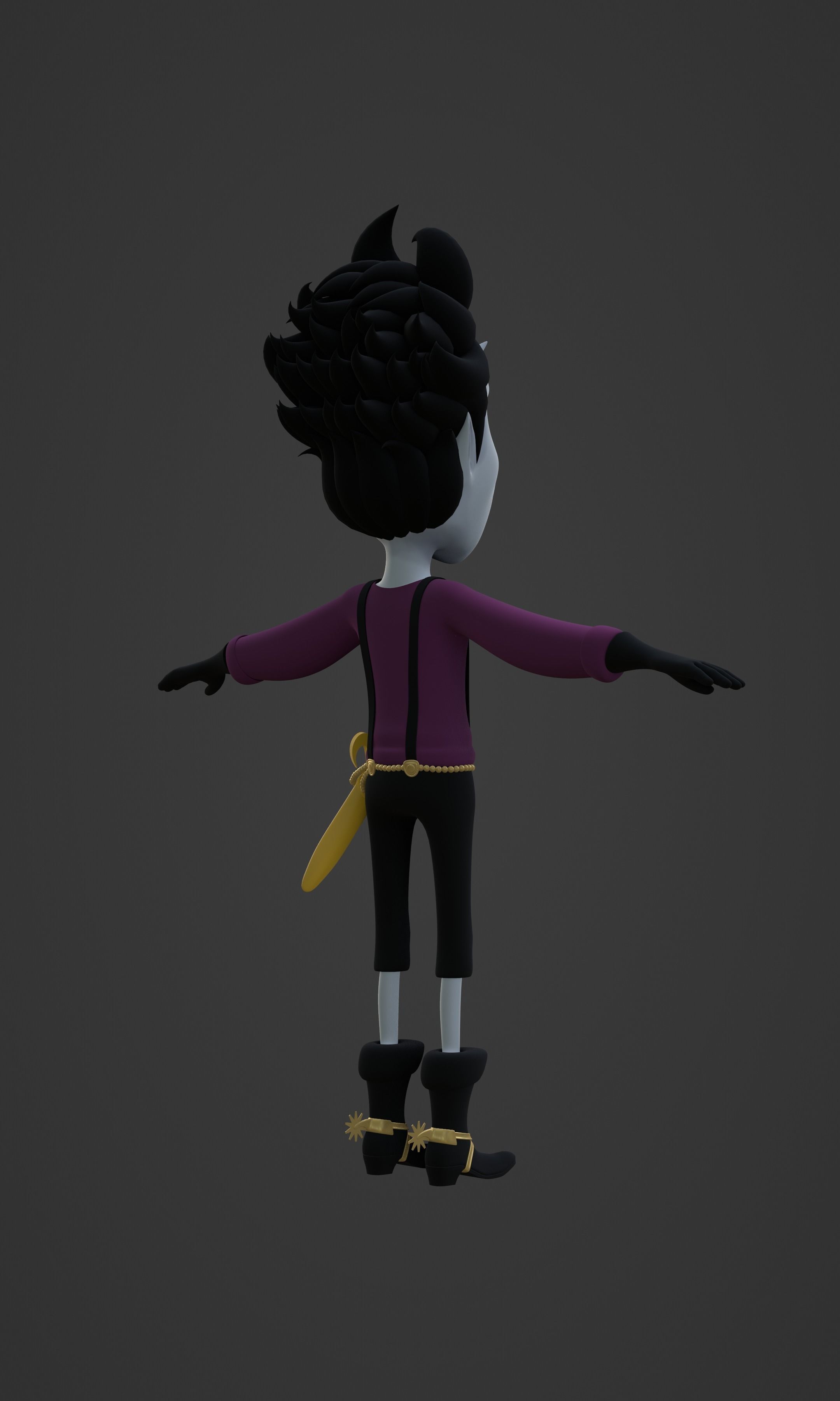 GECKO MORIA KID VERSION ONE PIECE Low-poly 3D model_49