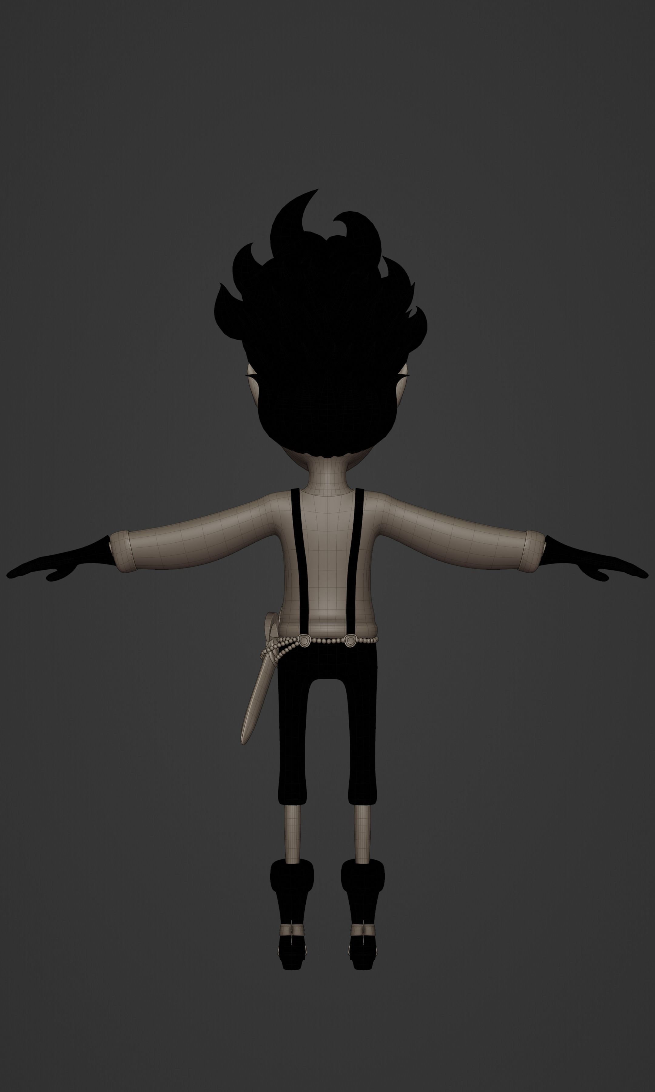 GECKO MORIA KID VERSION ONE PIECE Low-poly 3D model_32