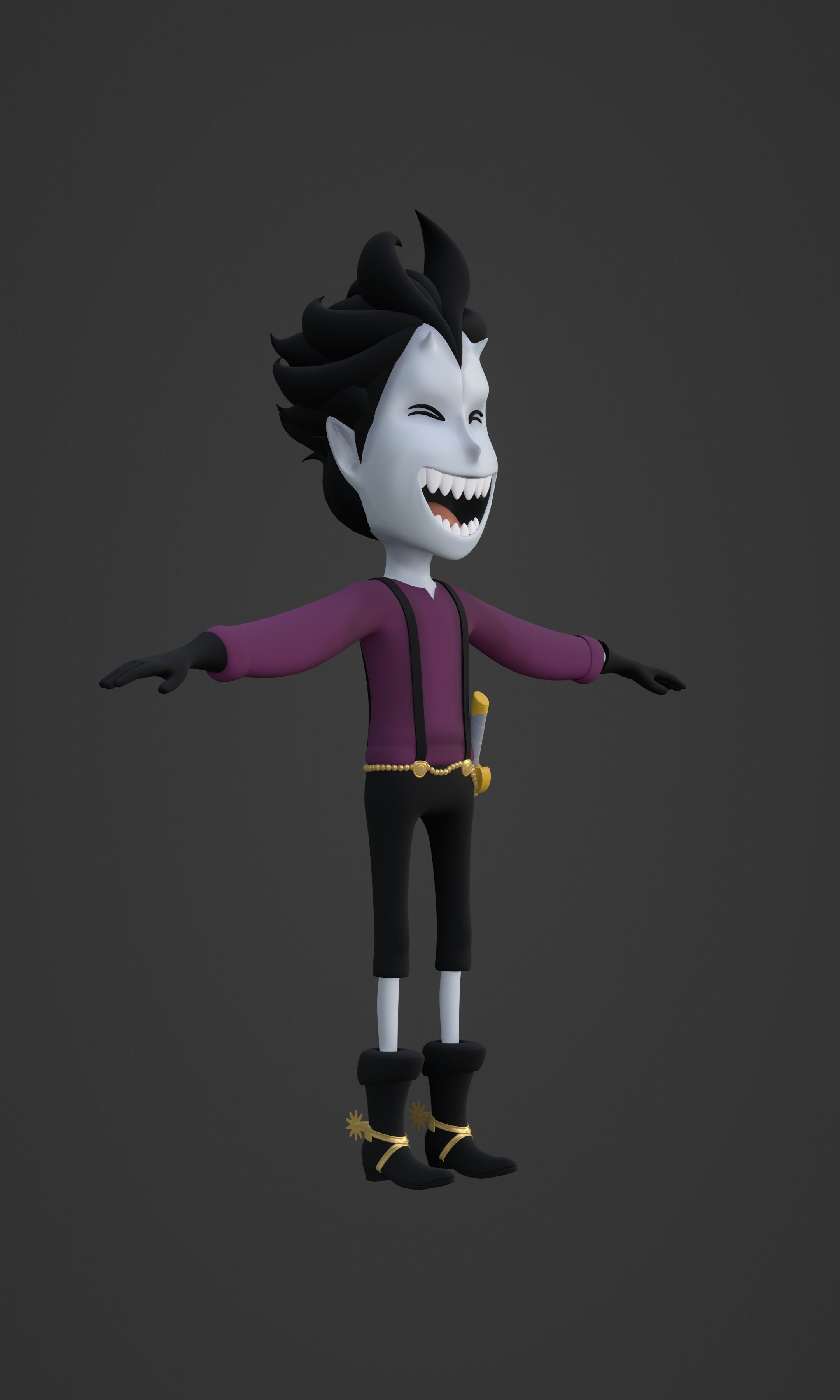 GECKO MORIA KID VERSION ONE PIECE Low-poly 3D model_51