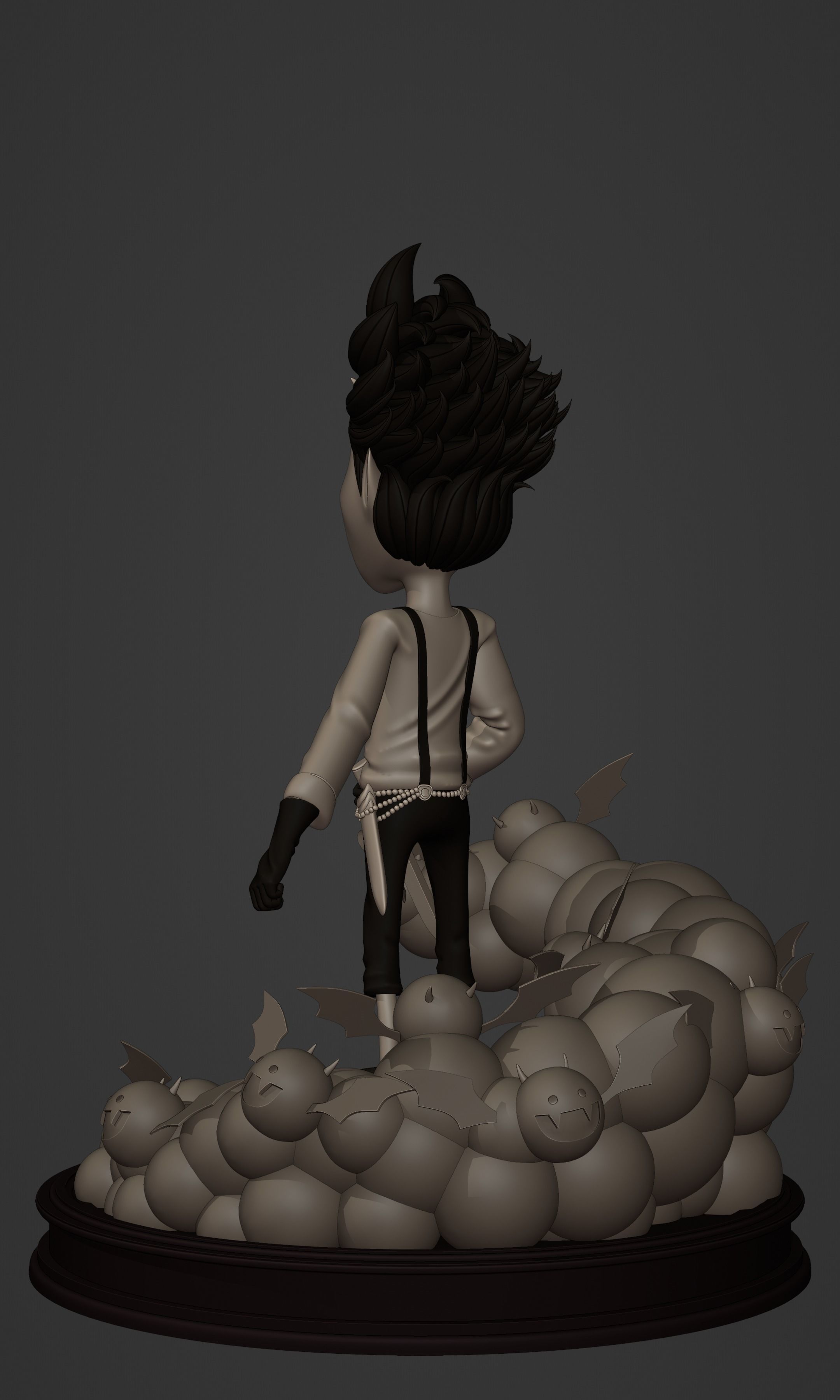 GECKO MORIA KID VERSION ONE PIECE Low-poly 3D model_3