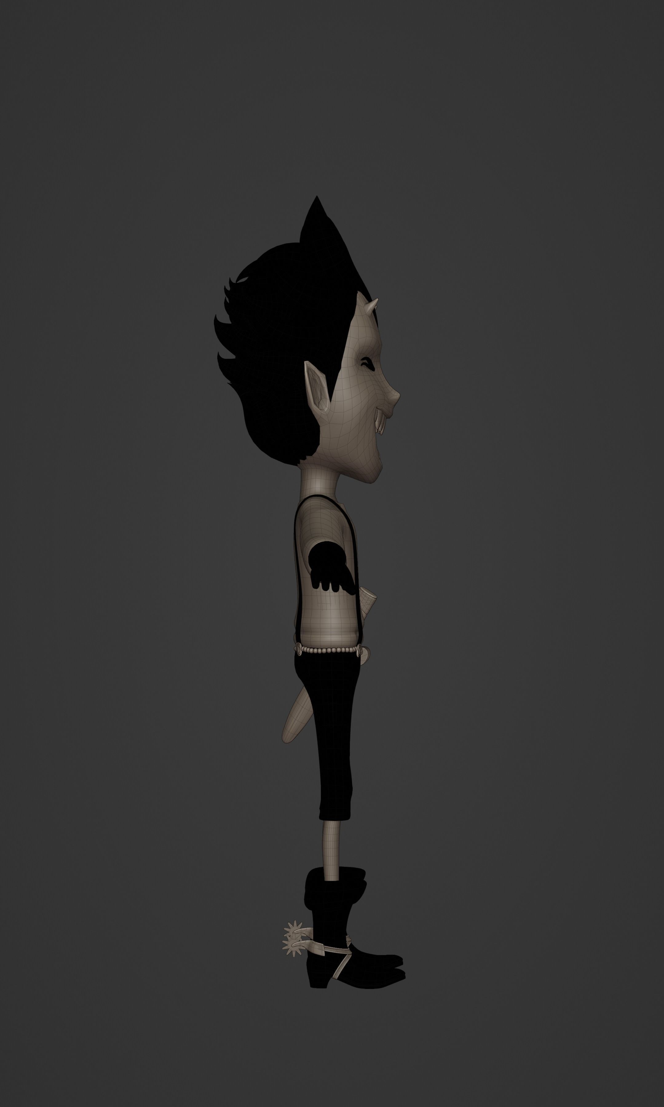 GECKO MORIA KID VERSION ONE PIECE Low-poly 3D model_34