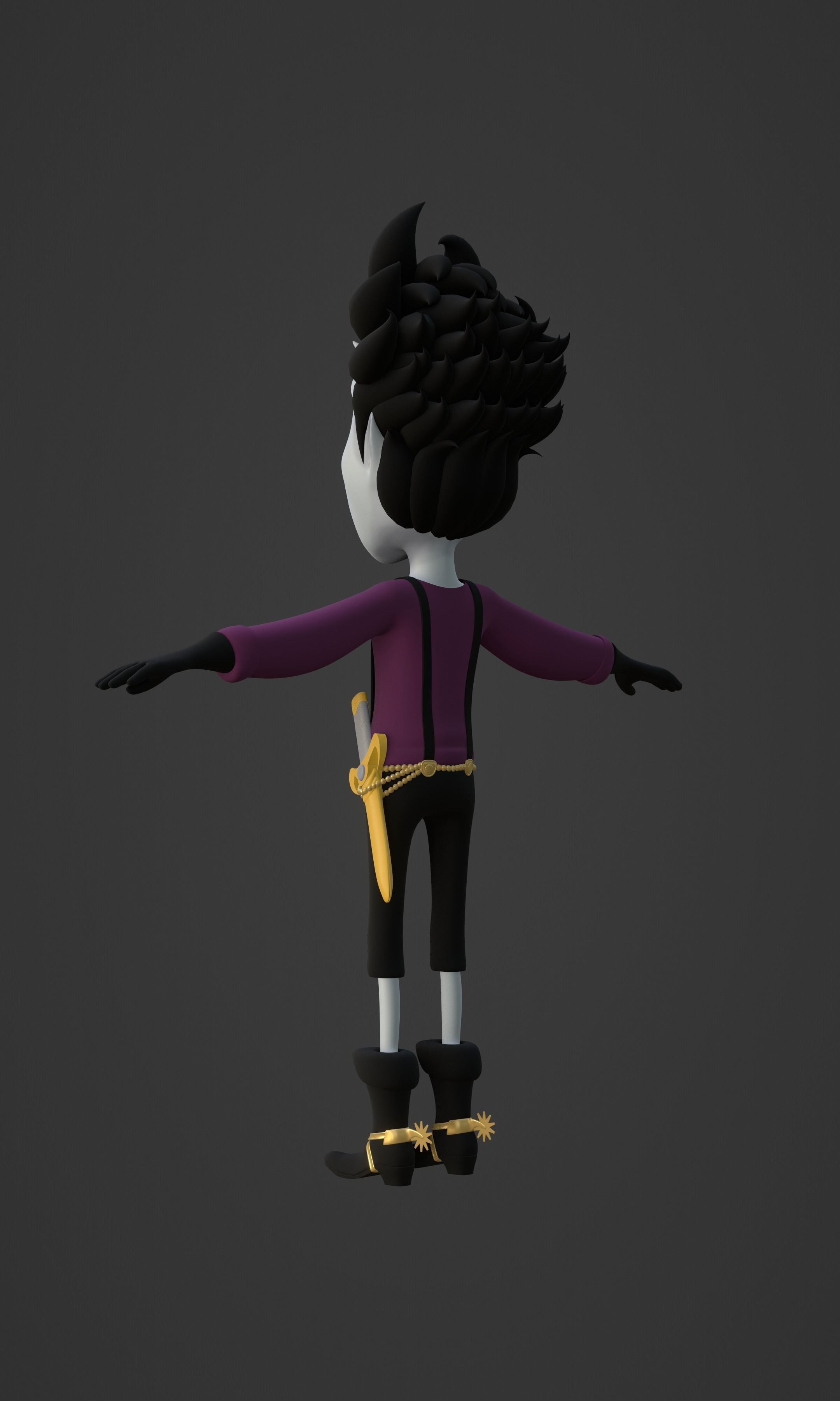 GECKO MORIA KID VERSION ONE PIECE Low-poly 3D model_47