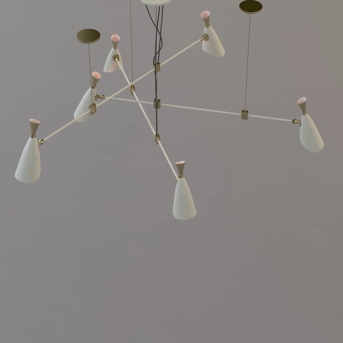 Duke Chandelier v2 by DelightFULL 3D model_7