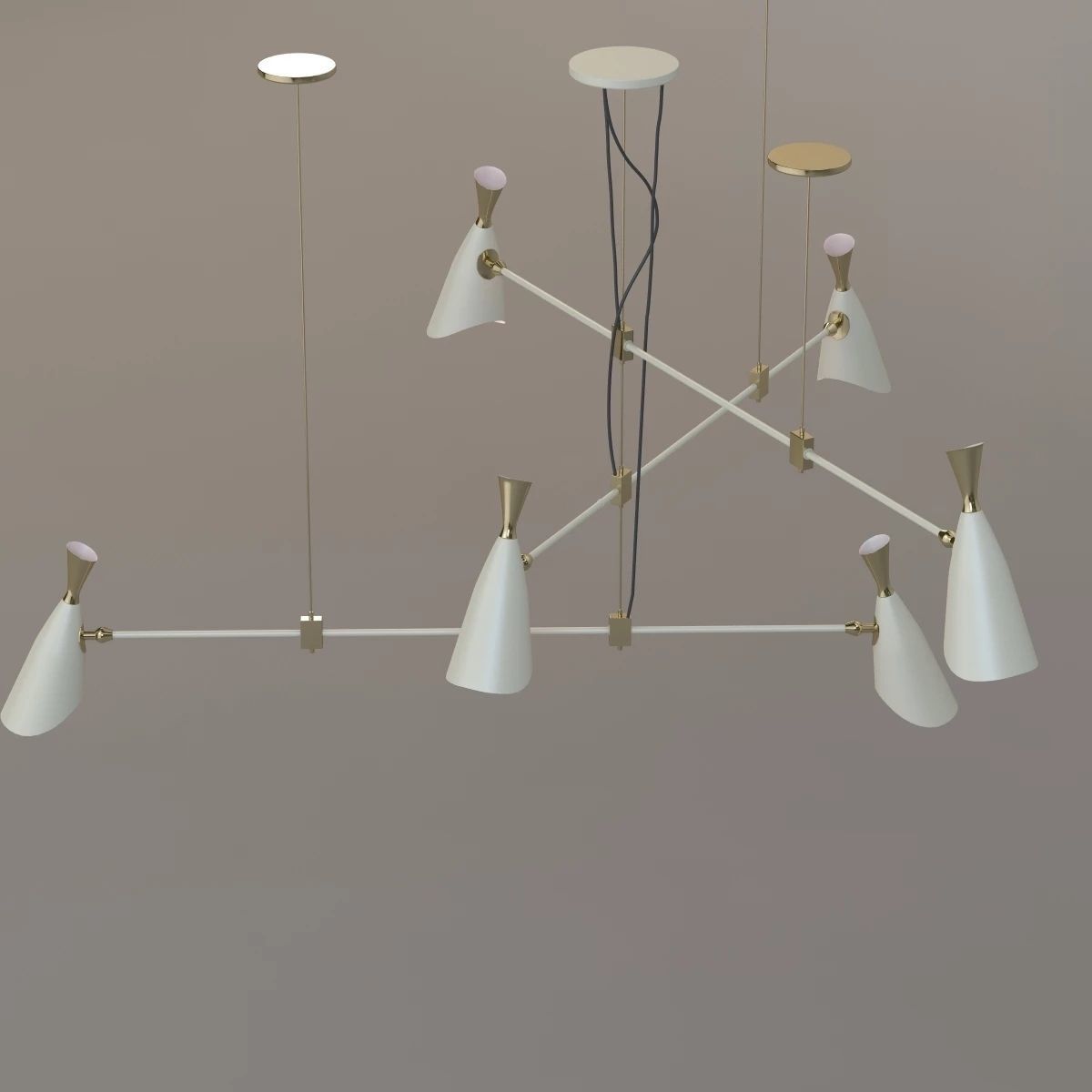 Duke Chandelier v2 by DelightFULL 3D model_4