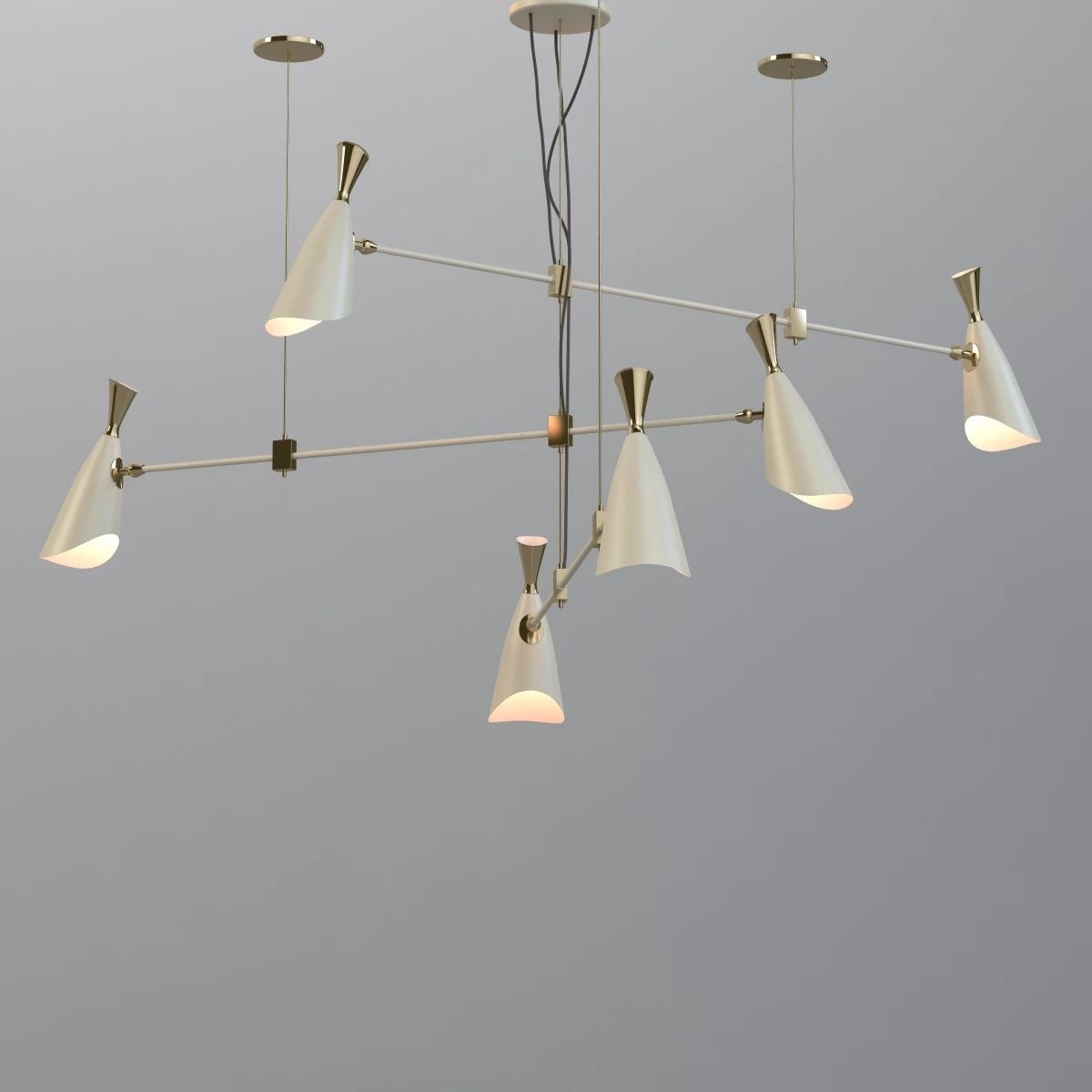 Duke Chandelier v2 by DelightFULL 3D model_1