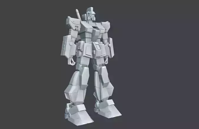 Gundam Alex robot 3d model 