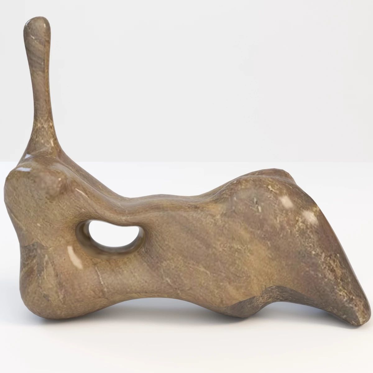 Henry Moore Artwork Sculpture 3D model_3