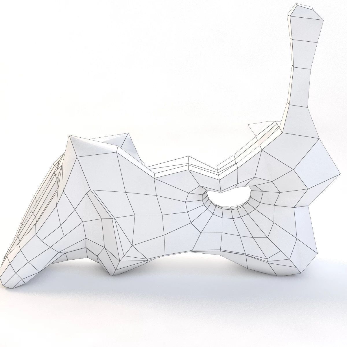 Henry Moore Artwork Sculpture 3D model_2