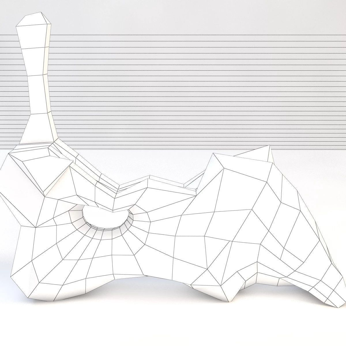 Henry Moore Artwork Sculpture 3D model_4