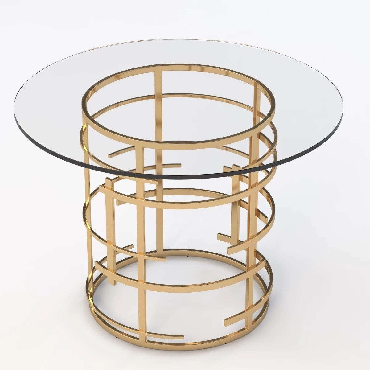 Jules Dining Table 3D model_1