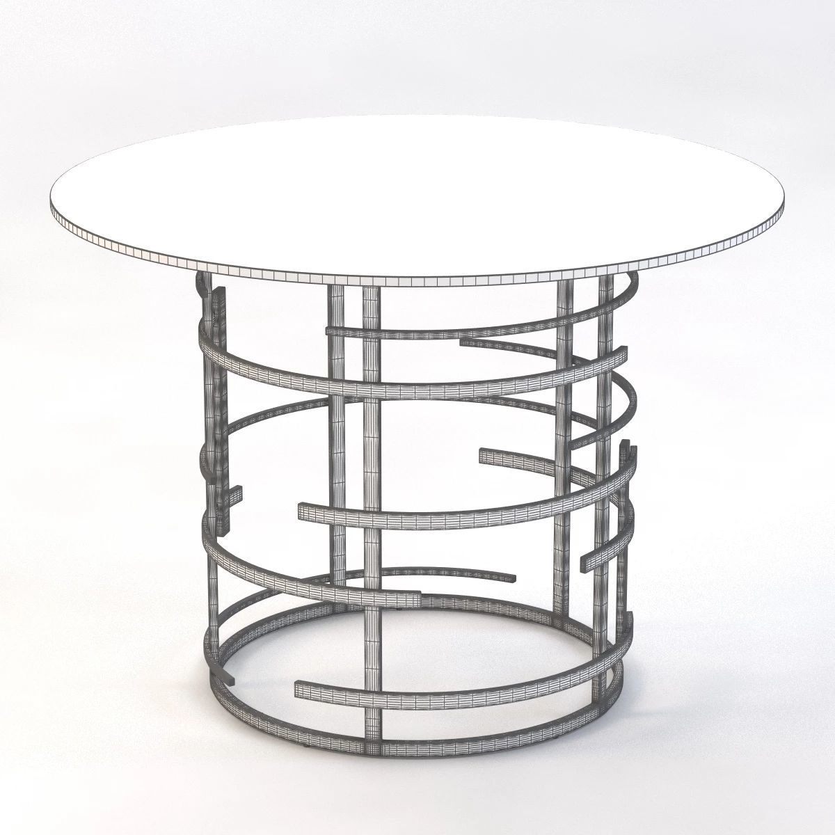 Jules Dining Table 3D model_2