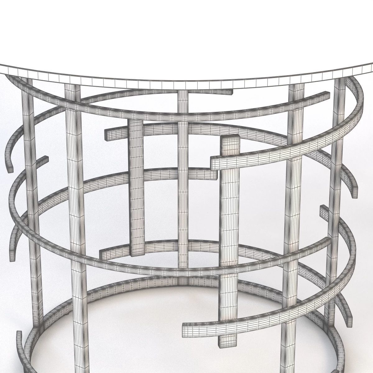 Jules Dining Table 3D model_4