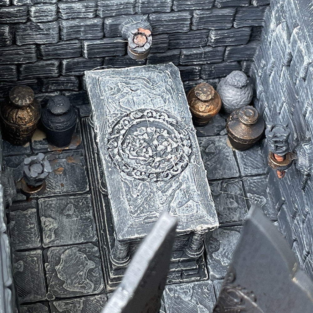 Set of Burial Urns 3D print model_1