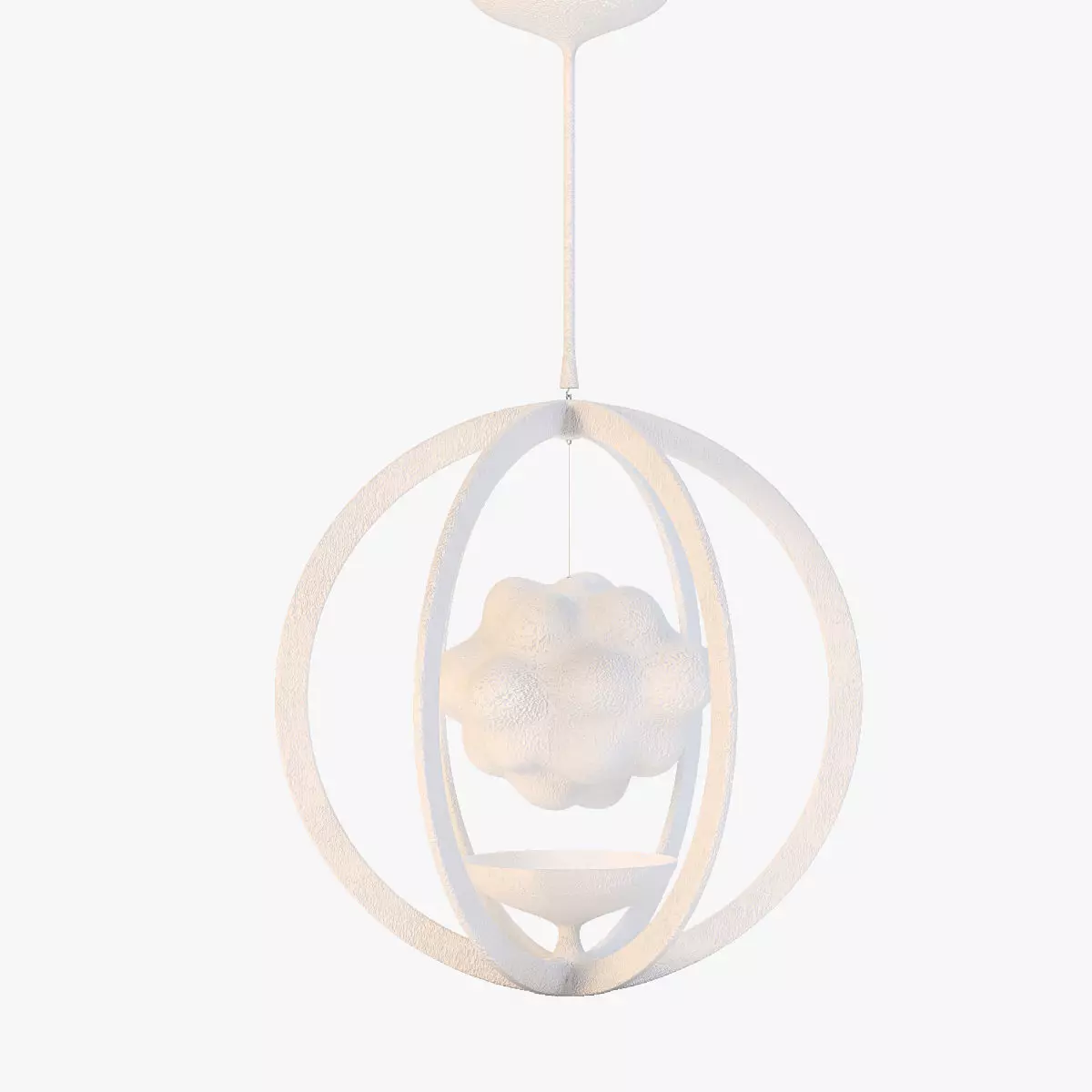 Magritte Illuminated Pendant 3D model_0