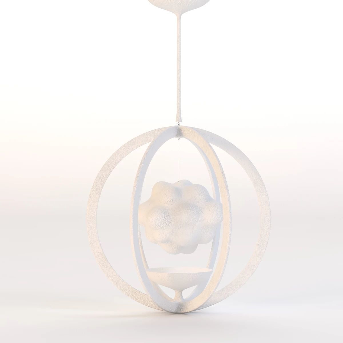Magritte Illuminated Pendant 3D model_13