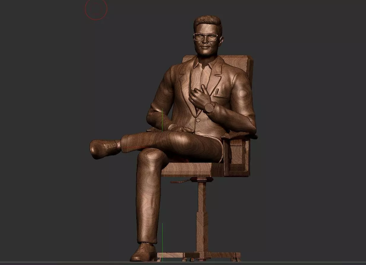 Male statue 3D print model