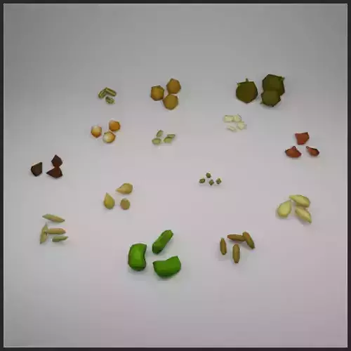Stylized Handpainted Lowpoly Seed Pack