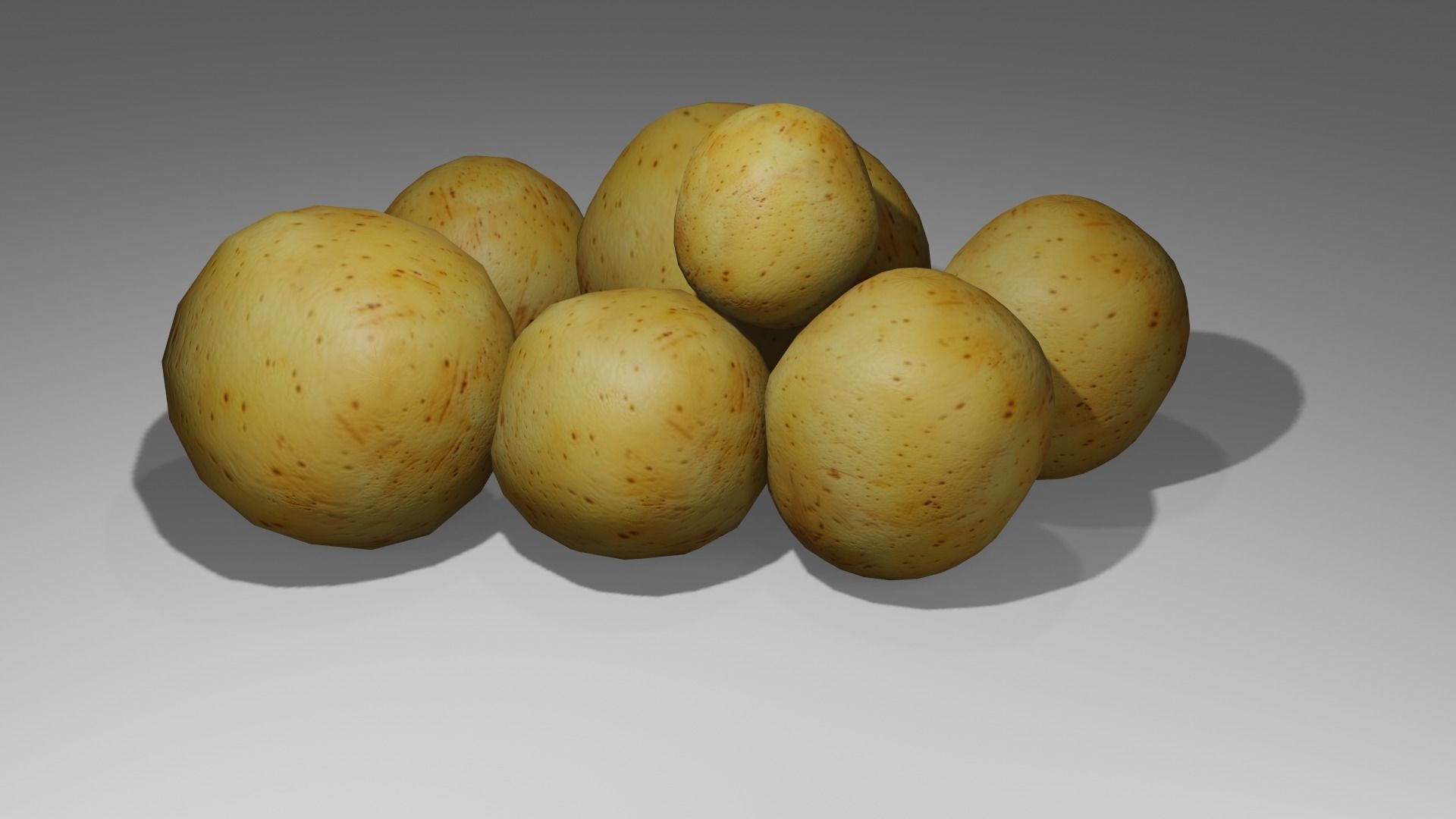 potatoes 3D model_1