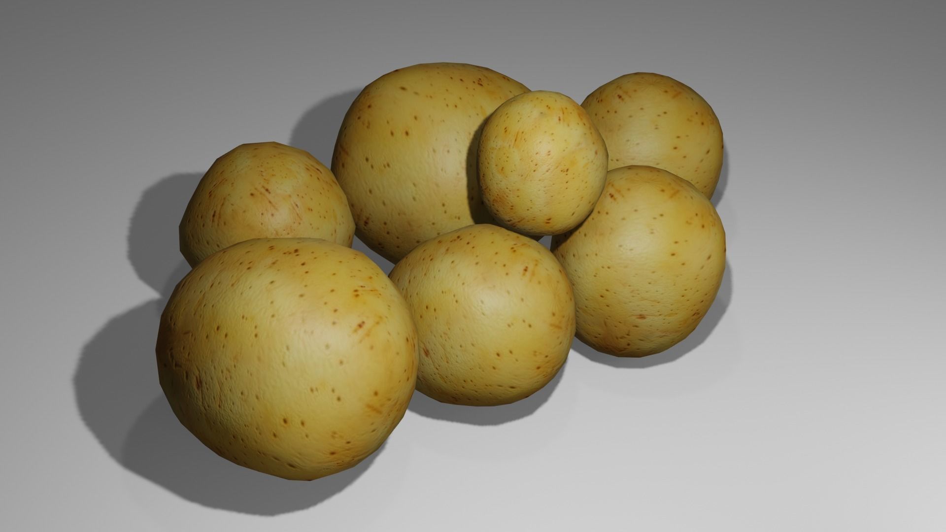 potatoes 3D model_2