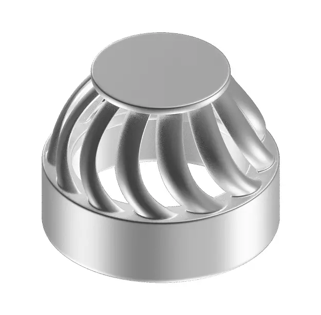 Aluminium Roof Air Ventilator 3D model_0