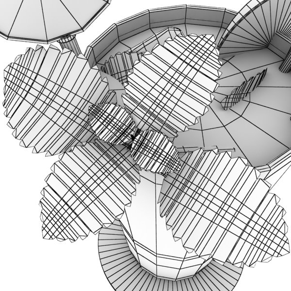 High Detailed Bacardi Bottle Mojito and Rum Shot 3D model_29