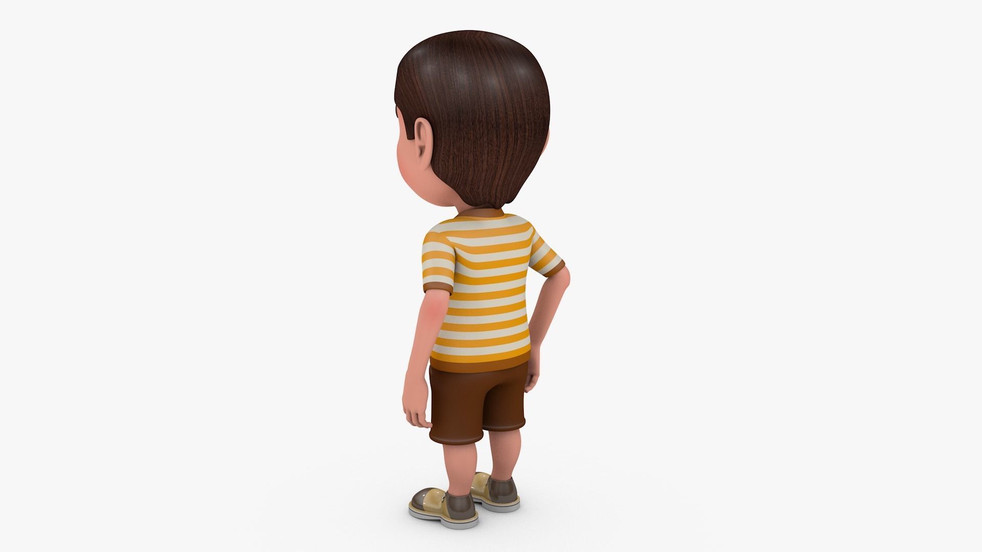 Boy Cartoon Rig 3D 3D model_3