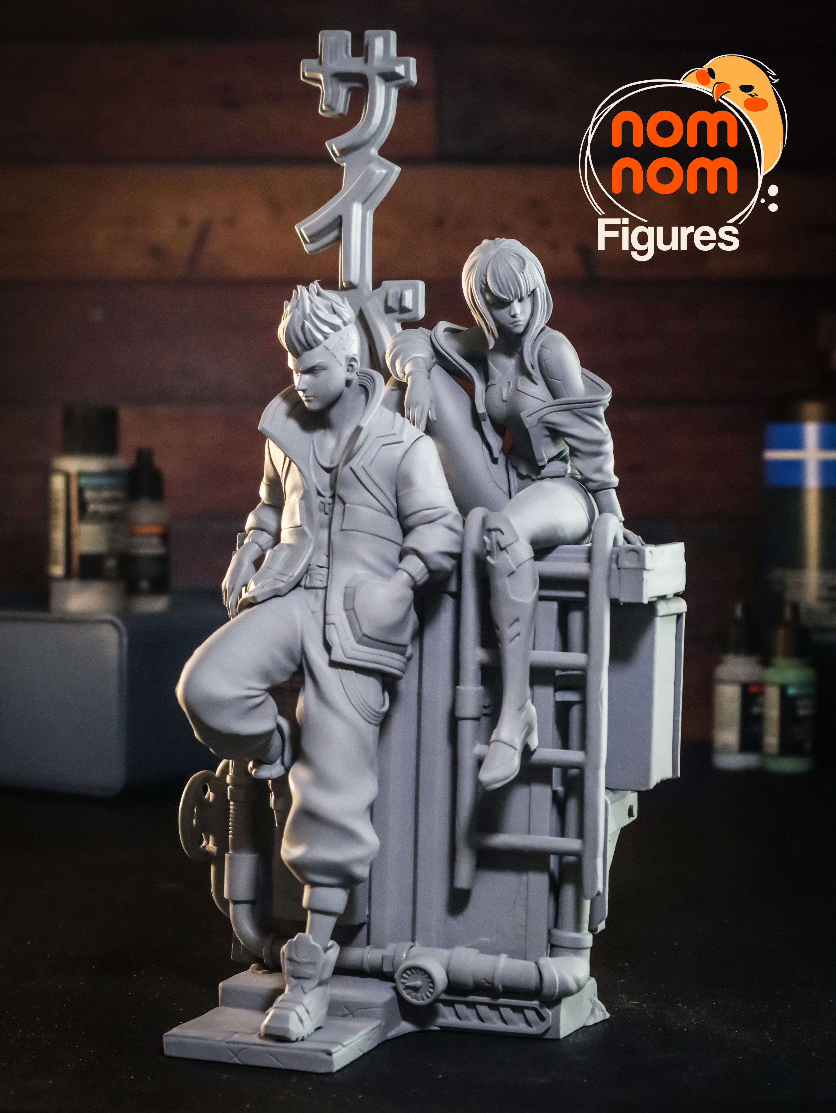 Lucy x David Cyberpunk Edgerunners 3D print model_8