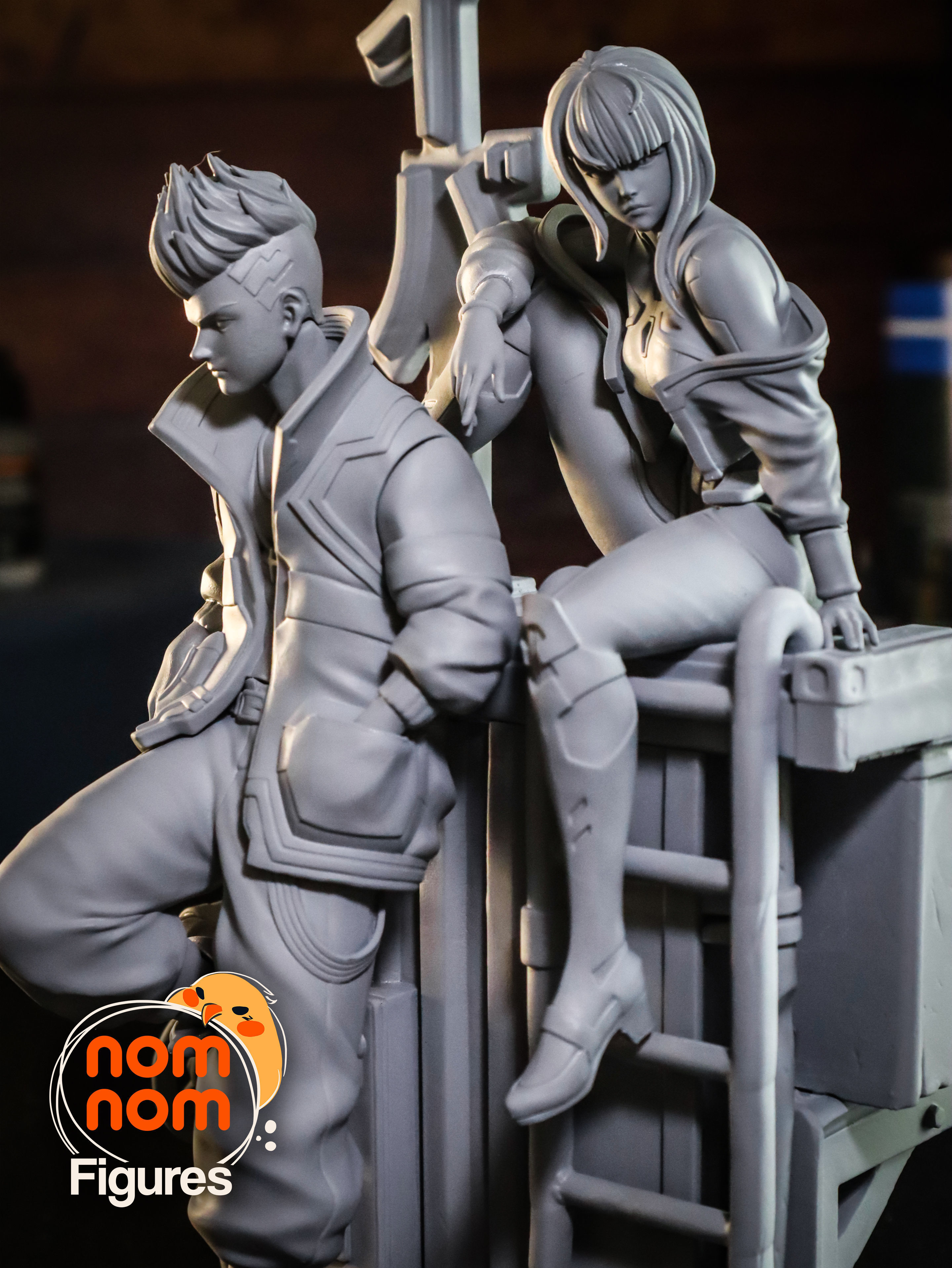 Lucy x David Cyberpunk Edgerunners 3D print model_15