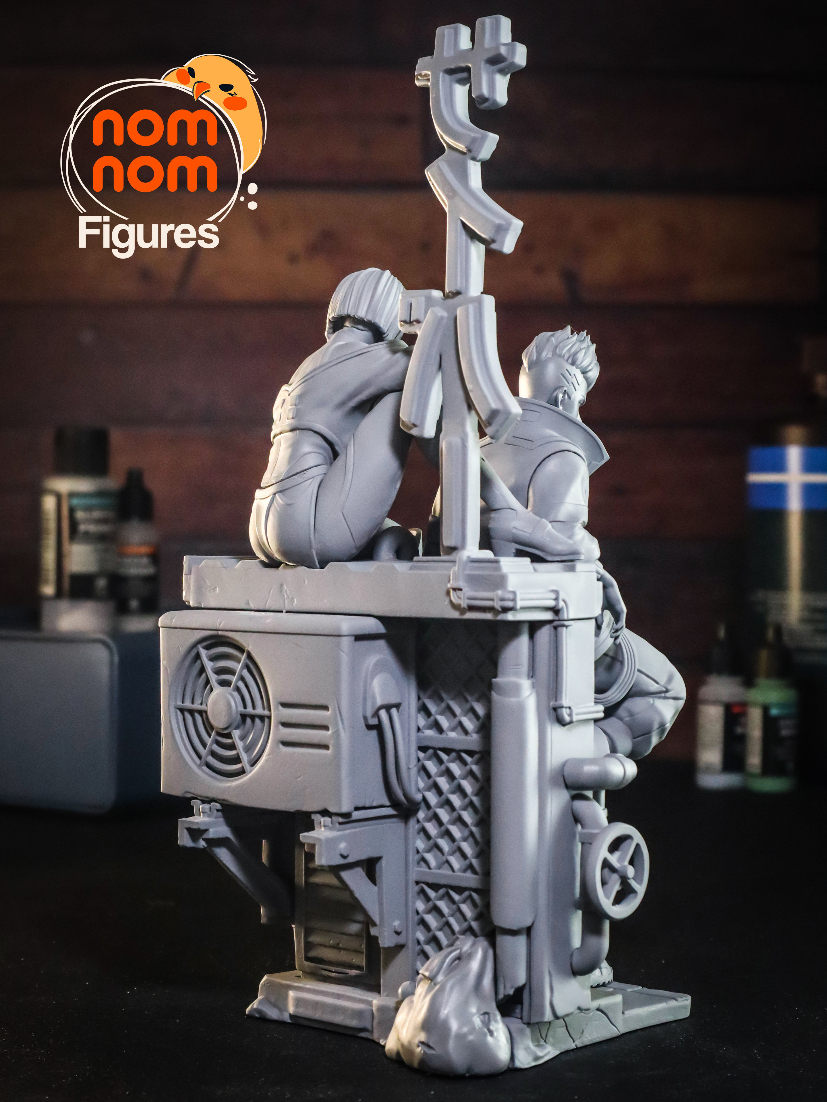 Lucy x David Cyberpunk Edgerunners 3D print model_12