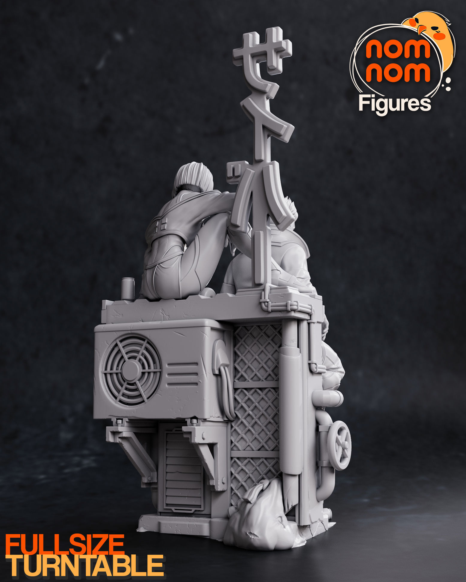 Lucy x David Cyberpunk Edgerunners 3D print model_3