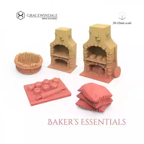 Bakers Set 3D print model
