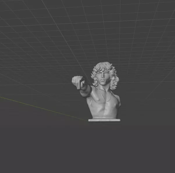 Jim Morrison 3D print model_9