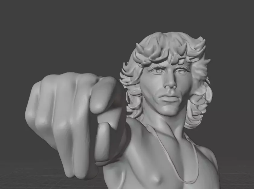 Jim Morrison 3D print model_13
