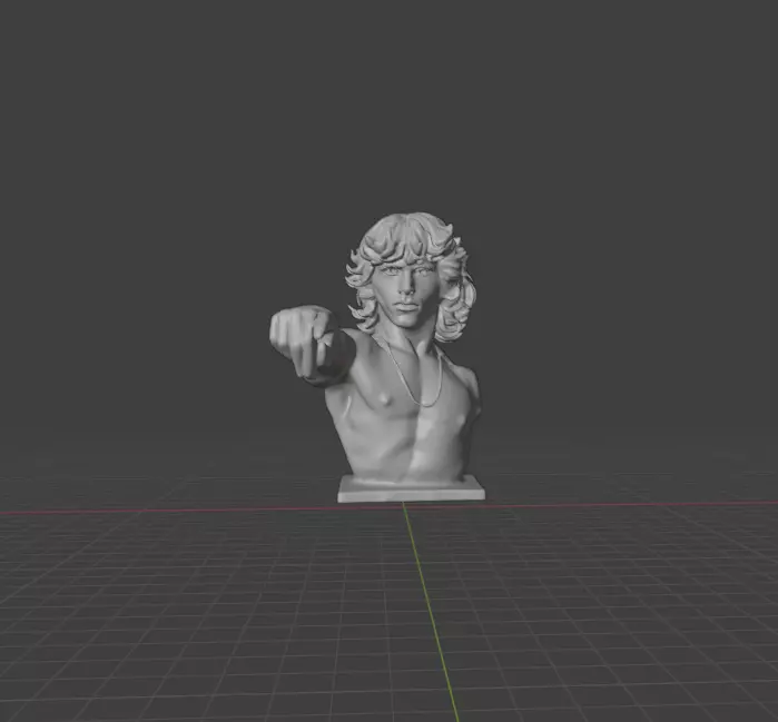Jim Morrison 3D print model_0