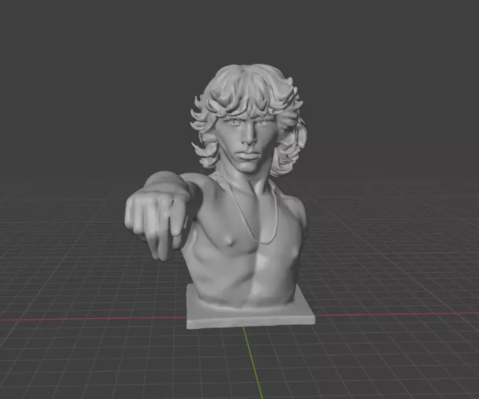 Jim Morrison 3D print model_23
