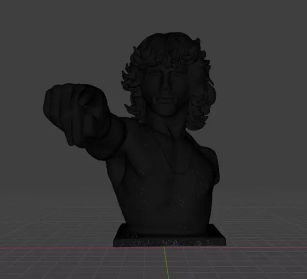 Jim Morrison 3D print model_21