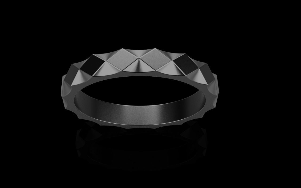 rhombus ring model 315  3D print model_15